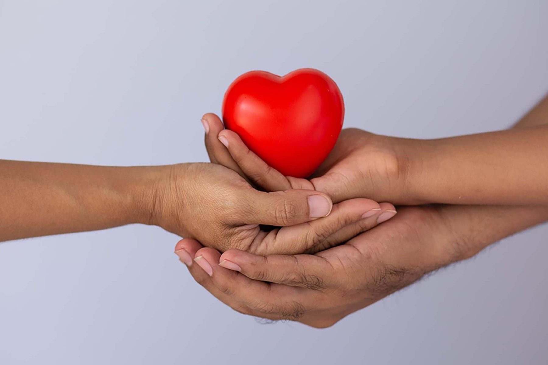 family holding heart red symbol valentine romantic emotion happy, concept: virus covid 19 biological protective Epidemic virus, donate charity organ for health, compassion responsibility for health